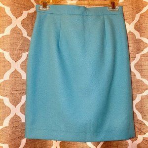Rico Ponti Aqua Turquoise lined Skirt, EU 44